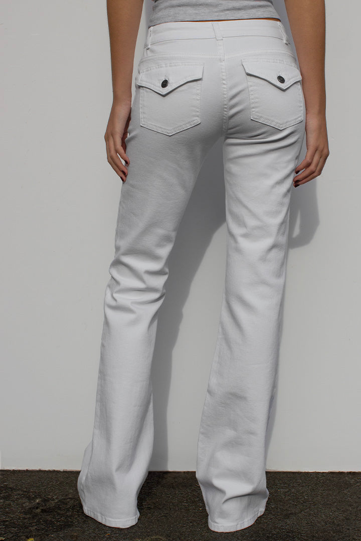 Jeans flare low waist | Subdued