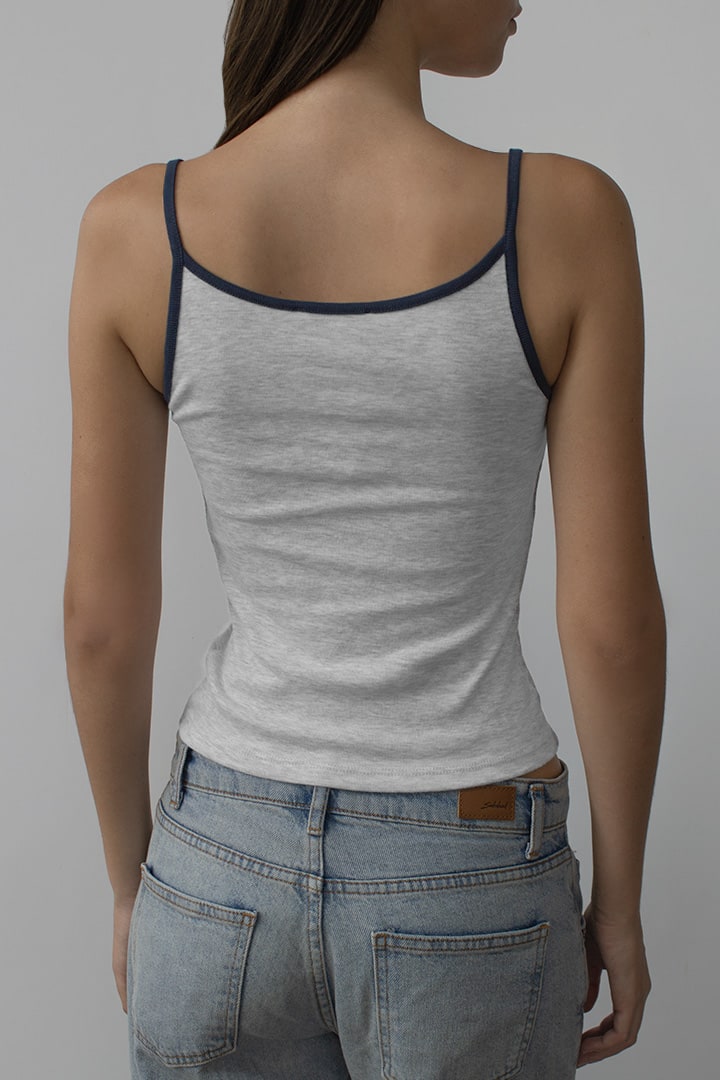 Scoop neck top | Subdued