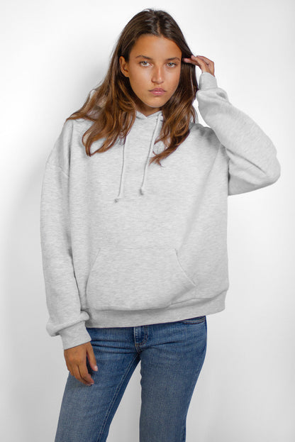 Hoodie with a cross and studs | Subdued