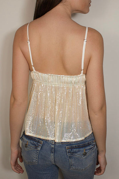 Mini sequin top | Subdued