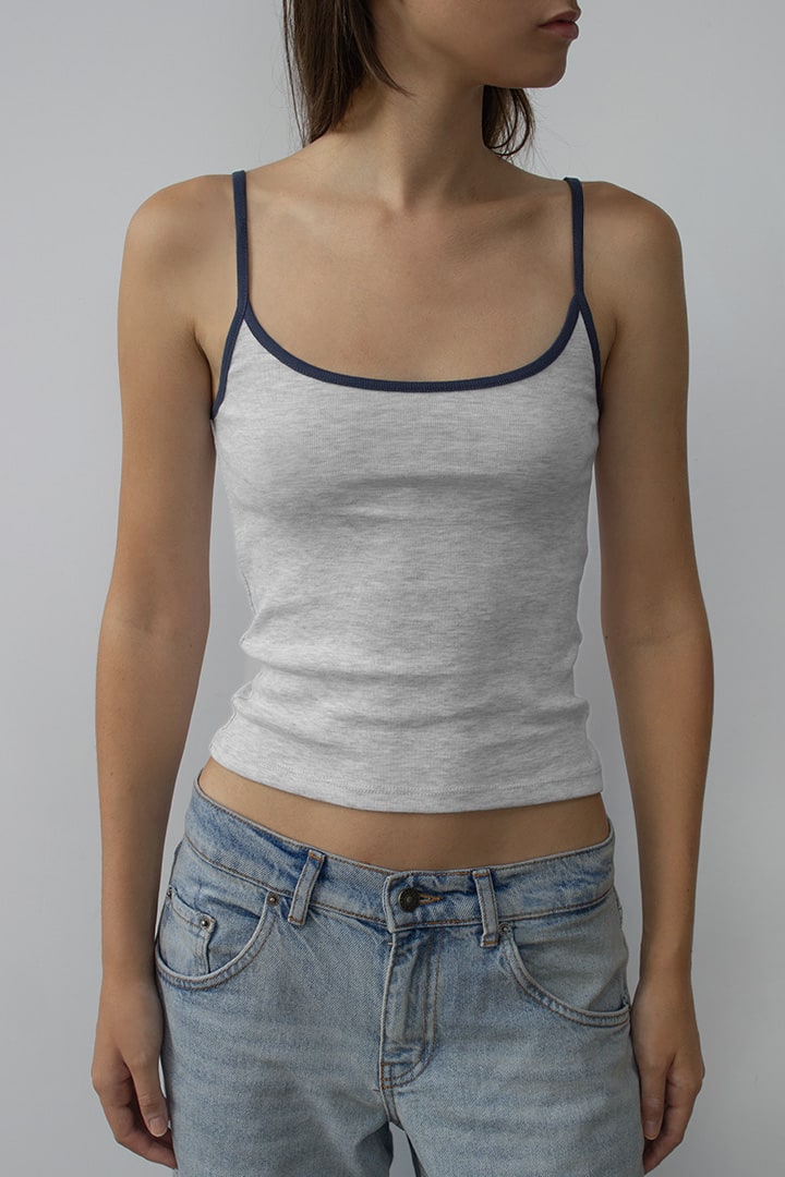 Scoop neck top | Subdued